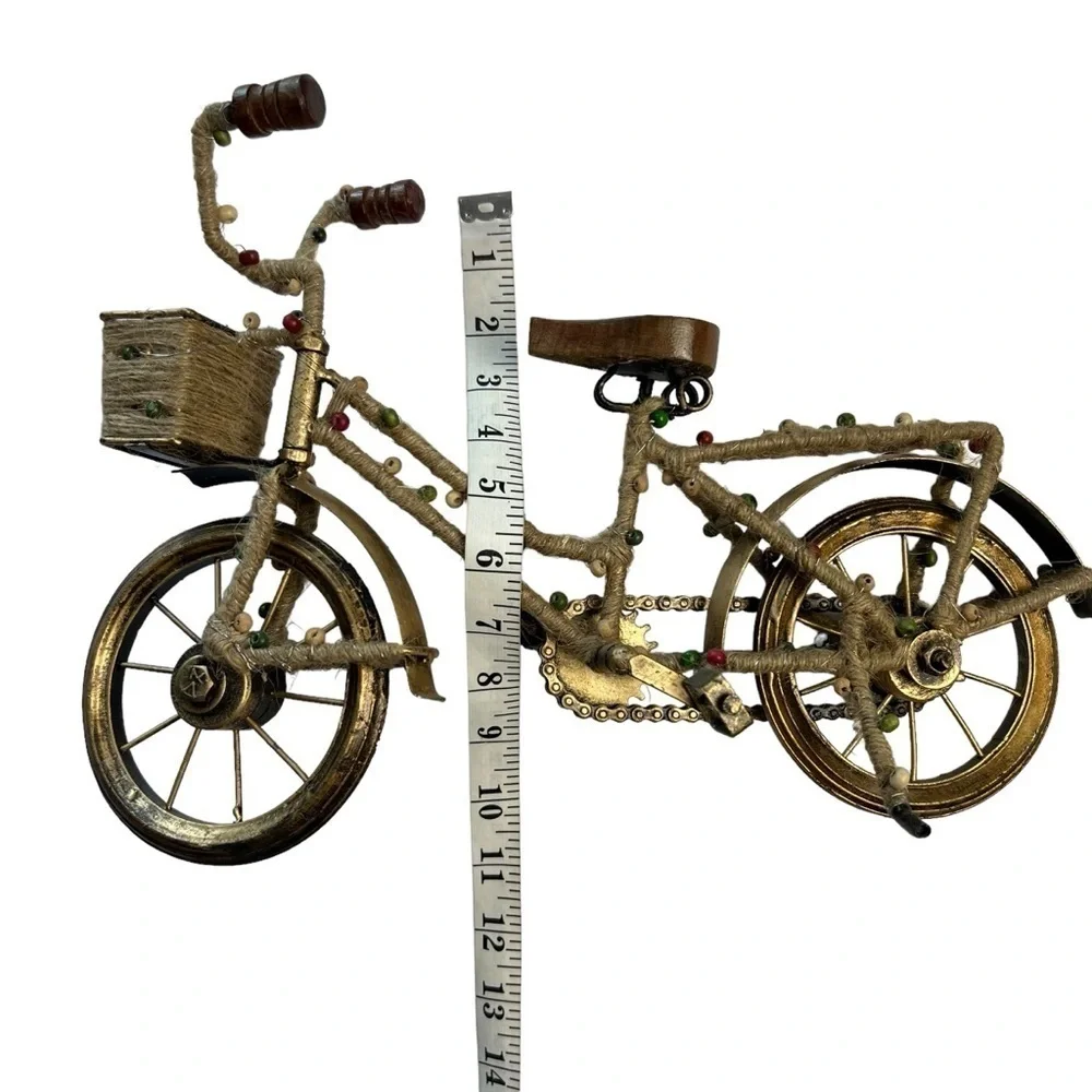 Bicycle Decor Statu Model 15” X 11”Photography Prop Bike Love Farmhouse Art Mini